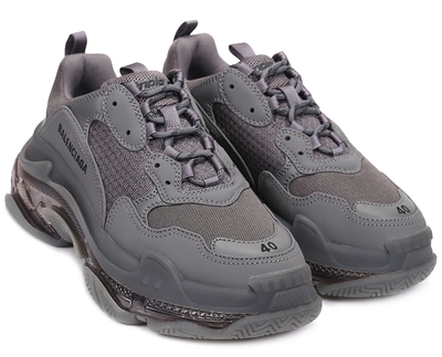 Кроссовки Balenciaga Triple S Sneaker Clear Sole Grey