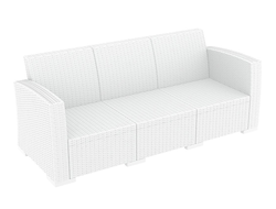 Диван пластиковый плетеный Monaco Lounge Sofa XL