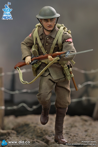 Британский солдат Первой Мировой войны - Коллекционная фигурка 1/12 SCALE WWI British Infantry – Albert Brown (XB80028) - DID