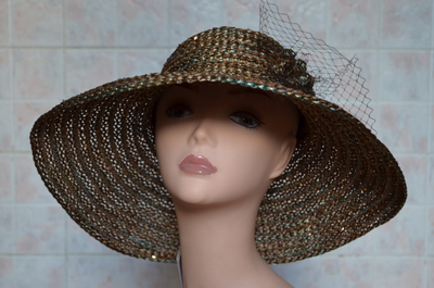 Бронзовая шляпа Vizio Италия 5718 FF3 коллекция модных шляп бронзового цвета 2017