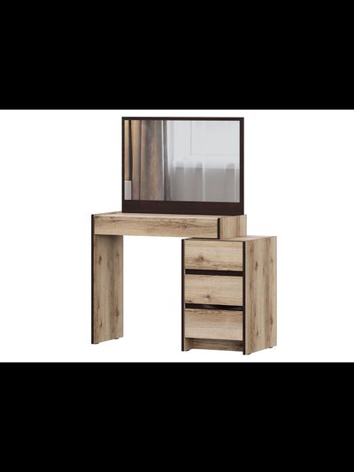 Прага Стол туалетный Дуб Делано/Дуб Венге