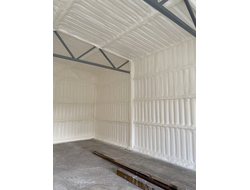 Утепление ангара, склада, производственного цеха пенополиуретаном