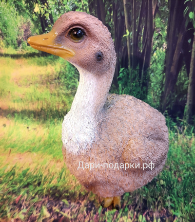 Садовая фигура Гусёнок 20*18см   0,4кг   полистоун Россия 849//012657