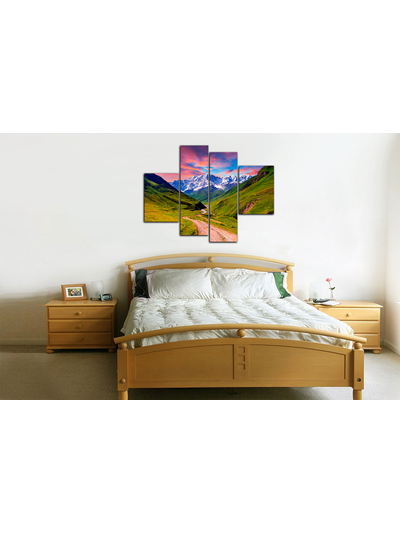 Модульная картина "Тропинка к белым горам"