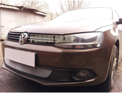 Защита радиатора Volkswagen Jetta VI 2010-2014 chrome