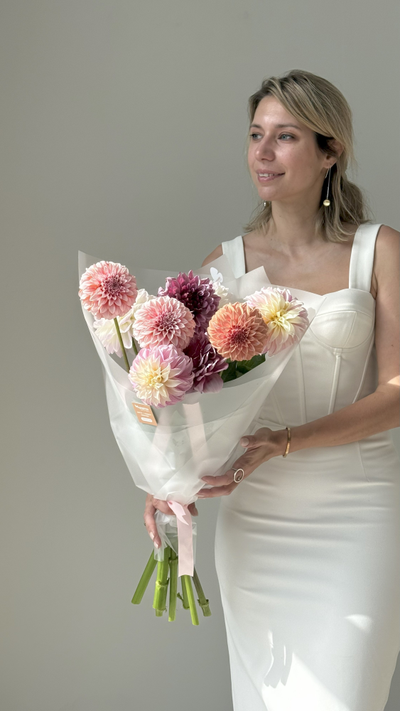 Букет цветов моно № 558