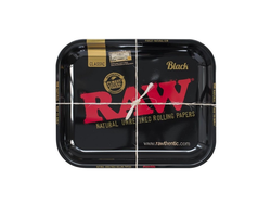 Поднос Raw Black Metal Rolling Tray Large 27.5 X 34 см