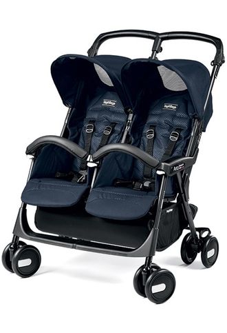 Прогулочная коляска Peg-Perego Aria Shopper Twin Geo Navy