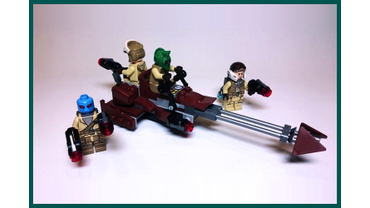 Конструктор LEGO # 75133 «Боевой Набор Повстанцев» в Собранном Виде.