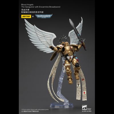 Сангвинор Кровавых Ангелов (Warhammer 40k) - КОЛЛЕКЦИОННАЯ ФИГУРКА 1/18 Blood Angels The Sanguinor with Encarmine Broadsword (JT02519) - JOYTOY