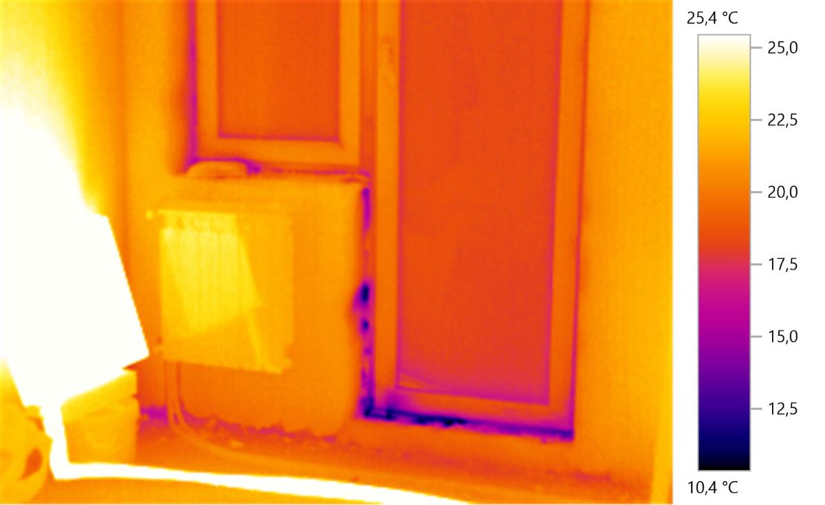 Проведение тепловизионного обследования Квартиры в ЖК Родной Город. Каховская