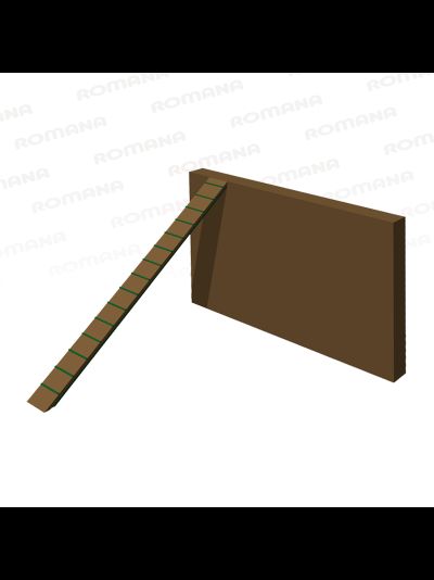 Забор с наклонной доской Romana 206.07.02