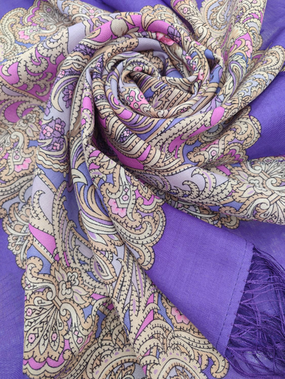 Павловопосадский платок У синего моря 681-15