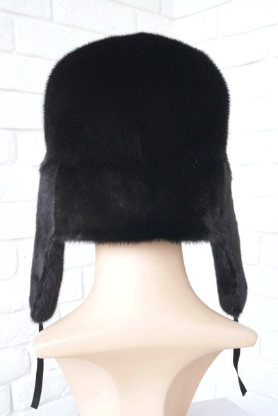 Ушанка "006"  натуральный мех норка