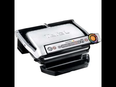 Электрогриль Tefal Optigrill+ GC712D34 серебристый