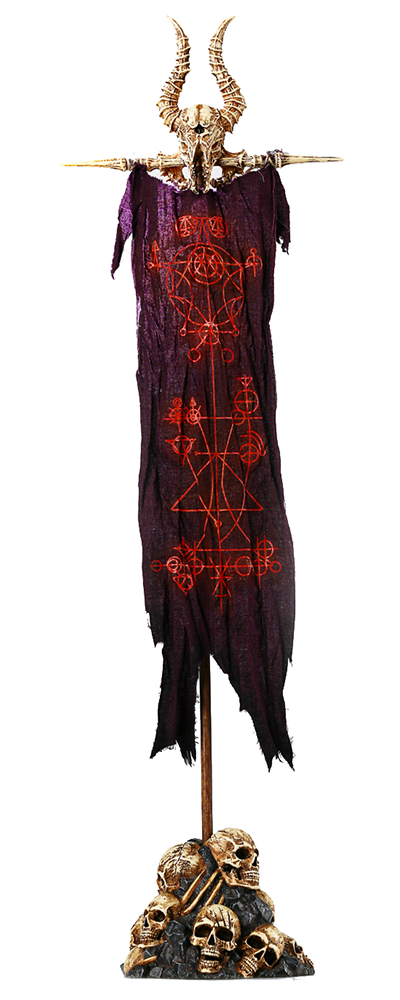 Шаманское знамя Смерти - КОЛЛЕКЦИОННАЯ ДИОРАМА 1/6 Bloody Shaman Aphaia Dead flag (WH003) - POPTOYS