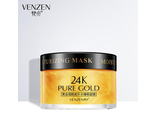 Ночная крем-маска с Ниацинамидом Venzen 24k Pure Gold ,120гр