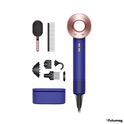 Фен Dyson Supersonic HD07 сине-розовый с подарочным боксом и расческами оригинал