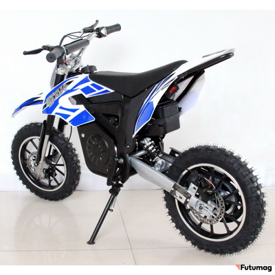 Электромотоцикл GreenCamel Питбайк DB300, 36V 800W R10 быстросъемная батарея синий