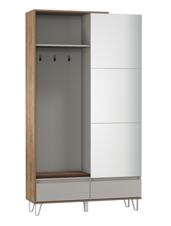 ШКАФ ДЛЯ ОДЕЖДЫ 58.18 ГАВАНА (С ЗЕРКАЛОМ)