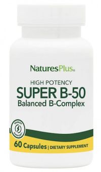 (NaturesPlus) Super B-50 Vegan Capsules - (60 капс)