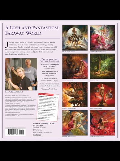 Boris Vallejo and Julie Bell's Fantasy Official Календарь 2019