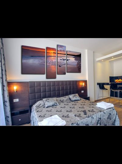 Модульная картина "Закат в раю"