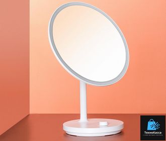 Зеркало косметическое настольное Xiaomi Jordan&Judy Makeup Mirror с подсветкой NV535 White
