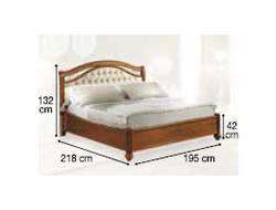 Кровать "capitonne" 180x200 см