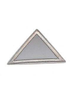 Термоаппликация светоотражающая, треугольник