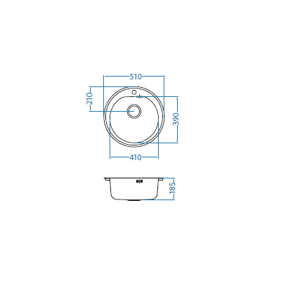 Мойка Alveus Form MONARCH 30 бронза