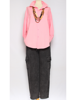 Джинсы "ПРЯМЫЕ С КАРМАНАМИ" чёрные р.46-50 русский