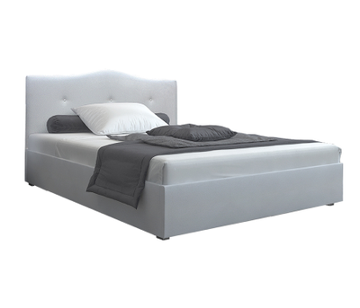 Кровать  двуспальная, MyCloud Мадлен с подъемным механизмом, бельевым ящиком, мягкое изголовье, фигурная спинка