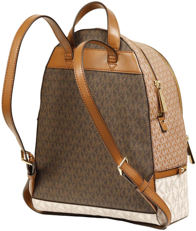 Рюкзак Michael Kors Rhea бежевый с коричневым