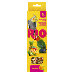 Rio палочки для средних попугаев с тропическими фруктами, 150 г