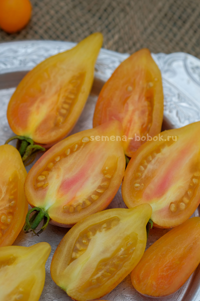 Томат Персик Каплевидный, 10 шт