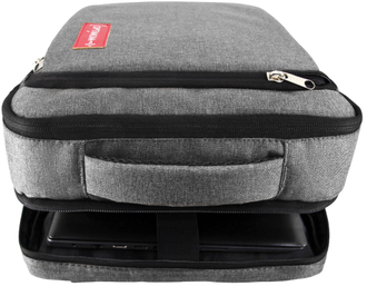 Рюкзак сумка для ноутбука диагональю до 17.3 дюймов Optimum 17.3" RL, серый