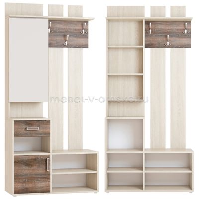 ОМ 376 Прихожая Порту ПР10. Размер: 1000х2174х409.