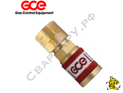 Быстроразъемный соединитель GCE QC-010 G3/8 LH - female FG для редуктора F28710026