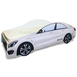 ЗАБ004 Кровать "Мерседес" белый. Размер: 740*570*1740. Спальная зона: 700*1570.