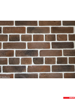 Кирпич Бельгийский. Коричневый. Для фасадов и интерьеров. Кавка