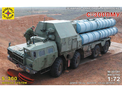 Сборная модель: (Моделист 307281) Зенитно-ракетный комплекс С-300ПМУ