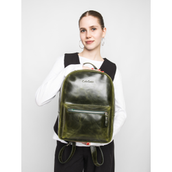Женский кожаный рюкзак Albiate dark green (арт. 
3103-11)