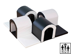 Мягкий модульный «Игровой Лабиринт» 4 секции