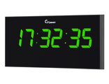 Настенные электронные часы-табло С-2515-Зел 40*20см