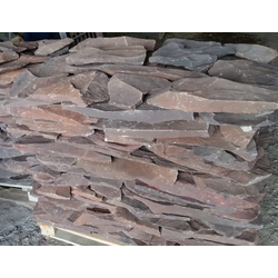 Песчаник галтованный Фонтанка красная