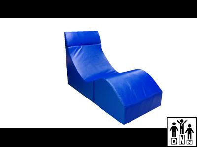 Терапевтическое релаксирующее кресло "Кубик" Большой - L60xB40xH50 синий