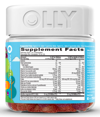 OLLY Kids Multi + Probiotic - Жевательные мультивитамины + пробиотики для детей