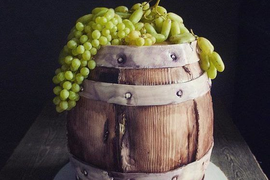 Торт "Бочонок вина"