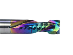 Фреза компрессионная со стружколомами спиральная 12x24 s12x80 Z2+2 HM